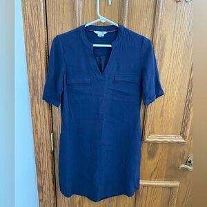 BODEN Double Pocket Navy Blue Shirt Dress—SZ. 6